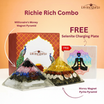 Richie Rich Combo - ( FREE Selenite Charging Plate And Evil Eye Bracelets)