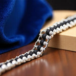 Karungali Premium Designer Silver Bracelet