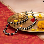 Karungali Silver Cap Malai - Govt. Certified ( Buy 1 Get Free Gift )