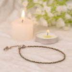 Raw Pyrite Anklet - ( Govt. Certified )
